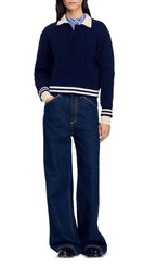 Fred Cable Knit Sweater Flowering Girl