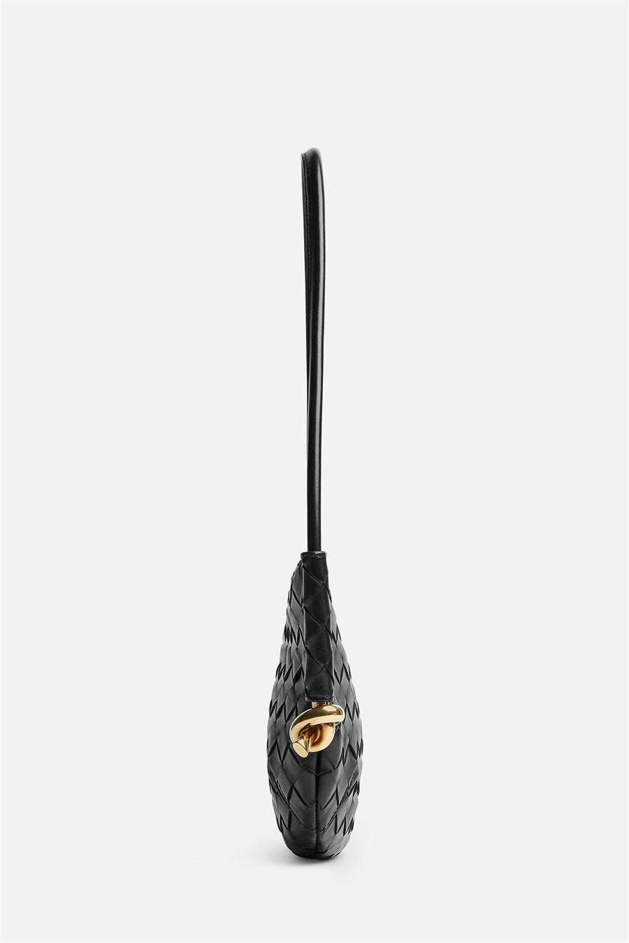 Azalea Weave Mini Shoulder Bag - Black Flowering Girl