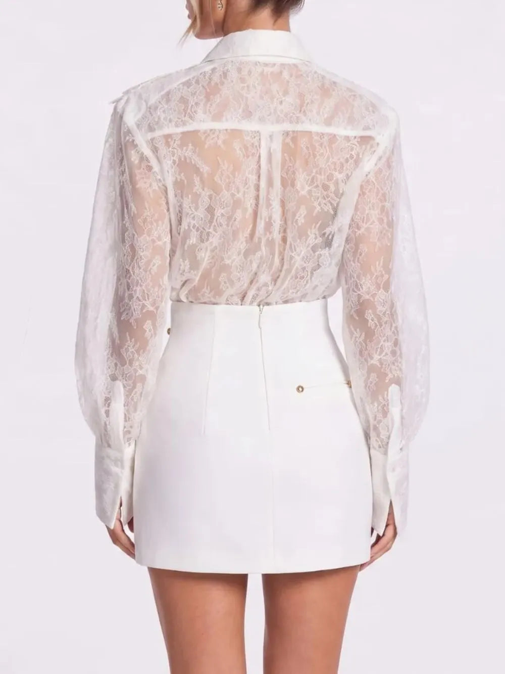 Wyrden Flower Lace Shirt Flowering Girl