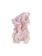 Malini Floral Ruffle Mini Dress Flowering Girl