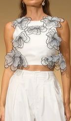 Vivara Sleeveless Flower Top Flowering Girl