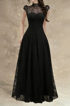 Lace Sequin A Line Midi Dress Flowering Girl