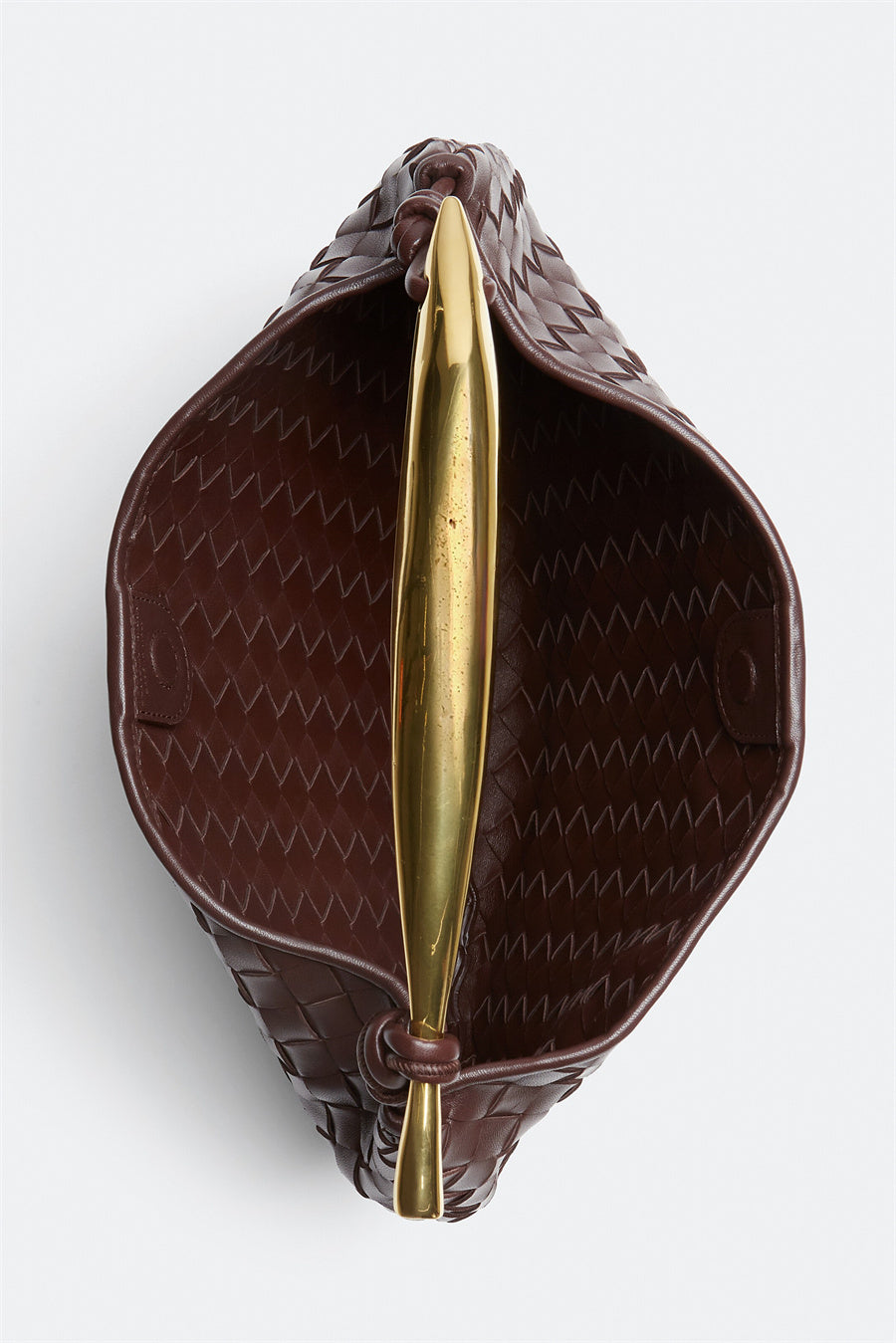 Avianna Weave Metal Handbag - Chocolate Flowering Girl