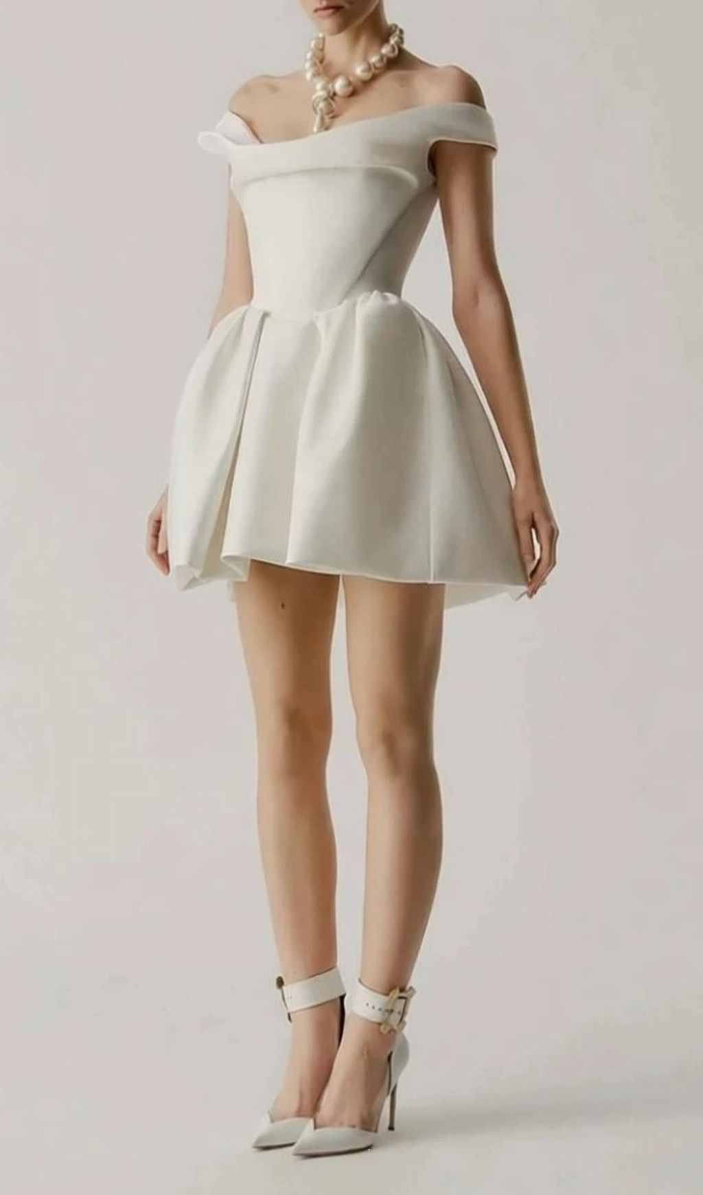 Lettie Off-Shoulder Mini Dress Flowering Girl