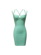 Mayah Mint Bandage Mini Dress Flowering Girl