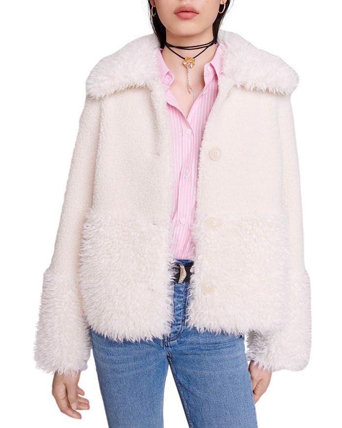 FAUX FUR COAT Flowering Girl
