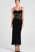 Spaghetti Lace Maxi Dress Flowering Girl