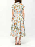 Meilani Floral Midi Dress Flowering Girl