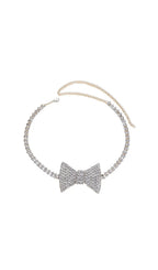 Melrose Bow Crystal Choker Flowering Girl
