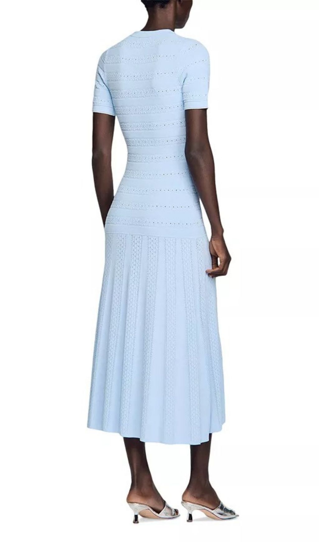 Knit Midi Dress Flowering Girl