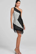 Aglaia One Shoulder Sequin Dress Flowering Girl