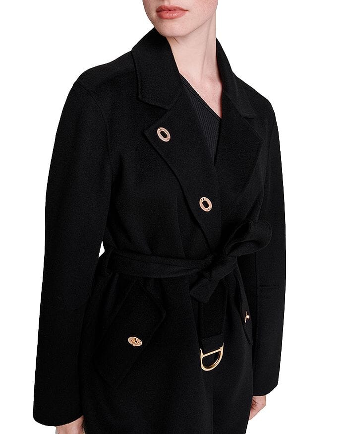 BELTED TWEED COAT Flowering Girl