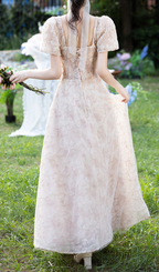 Gable Flower Mesh Maxi Dress Flowering Girl