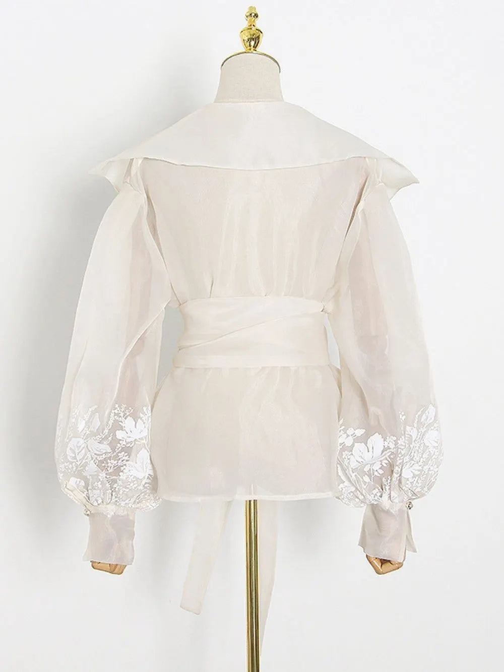 Matusha Lantern Sleeve Shirt Flowering Girl