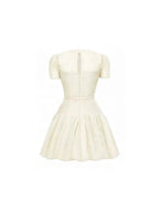 Madaline White Lace Mini Dress Flowering Girl