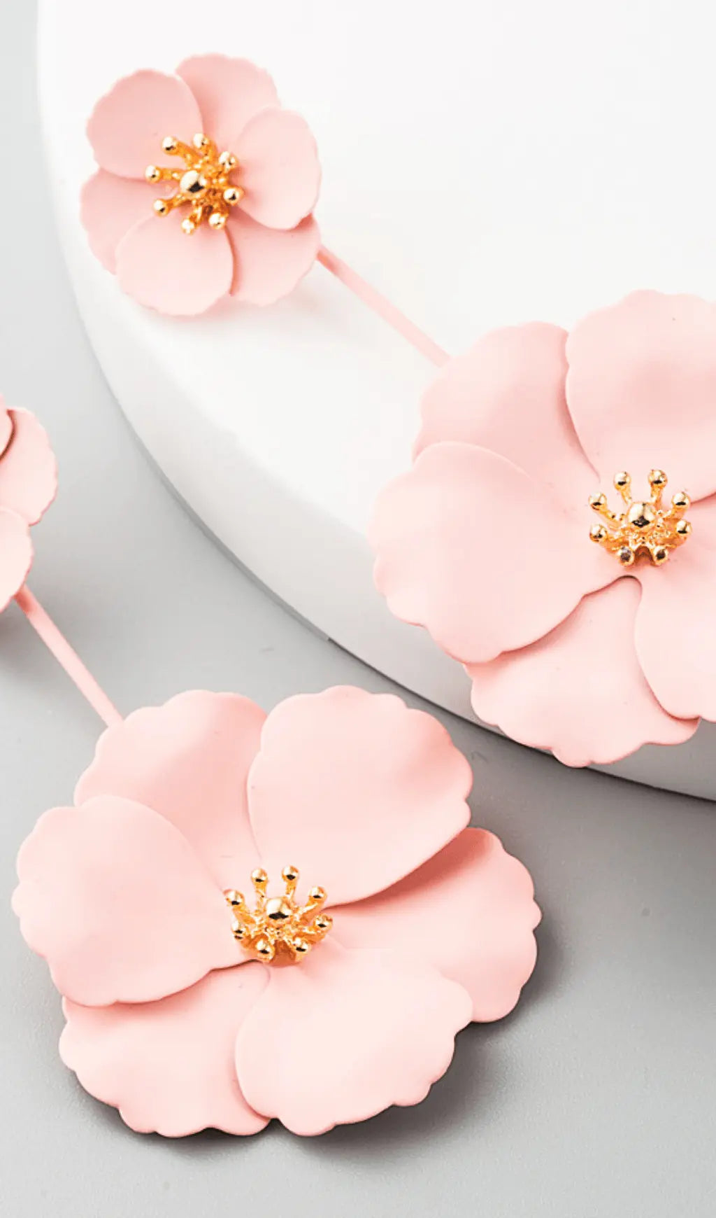 Bohemian Alloy Flower Long Earrings Flowering Girl
