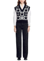 STARN V NECK SLEEVELESS SWEATER Flowering Girl