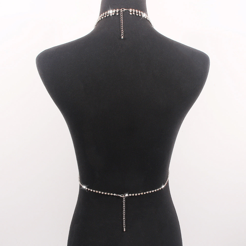 Pearl Didamond Body Chain Flowering Girl