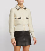 CONTRAST-TRIM TWEED JACKET Flowering Girl