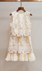 Johanna Short Guipure Dress Flowering Girl
