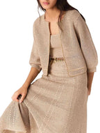 Sequin Knit Cardigan Flowering Girl