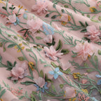 Marni Pink Flower Embellished Midi Dress Flowering Girl