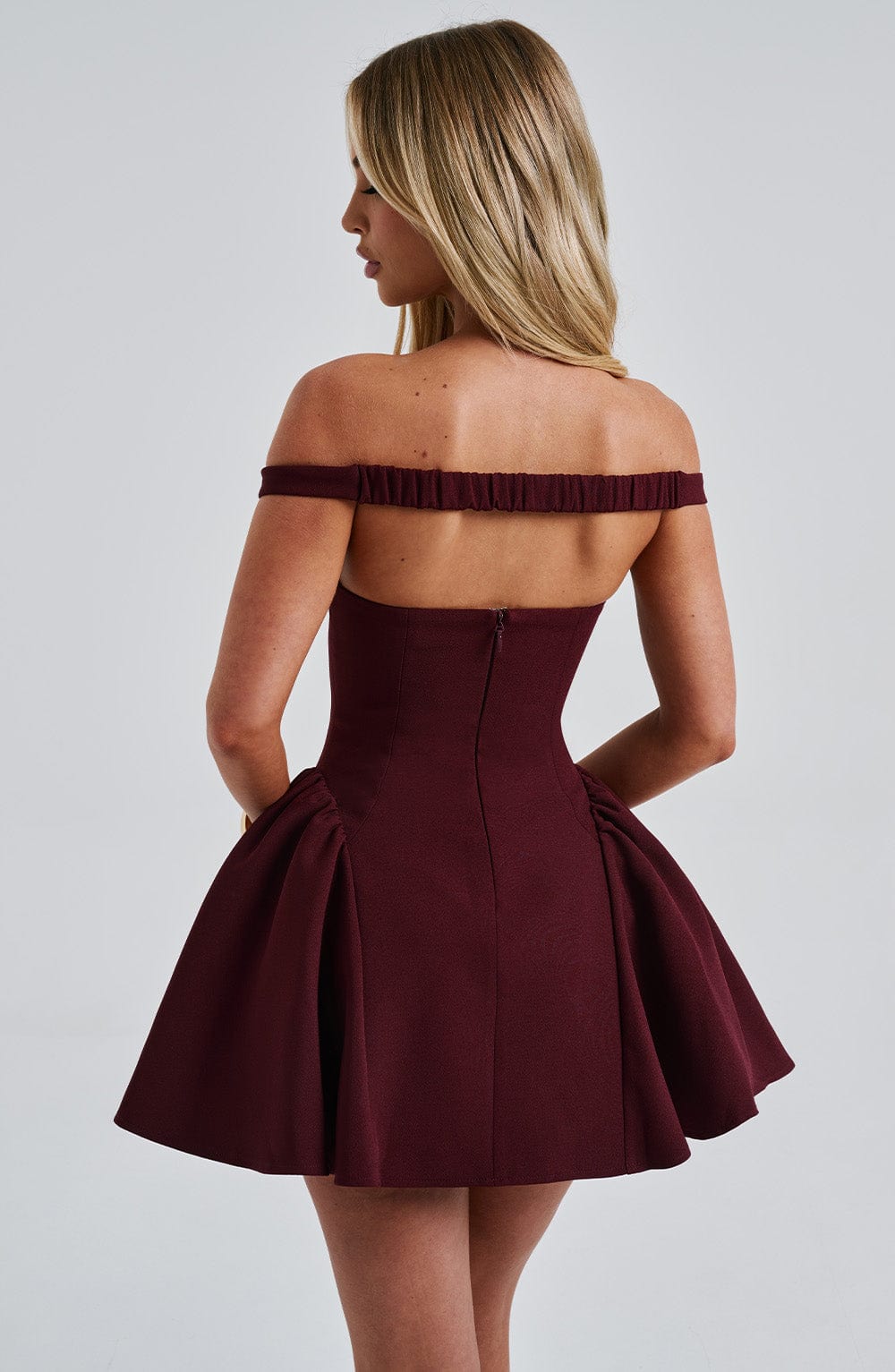 Marla Mini Dress - Cherry Lacquer Flowering Girl