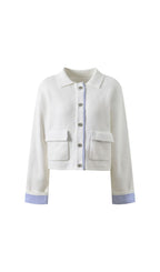 Polo Cardigan Flowering Girl
