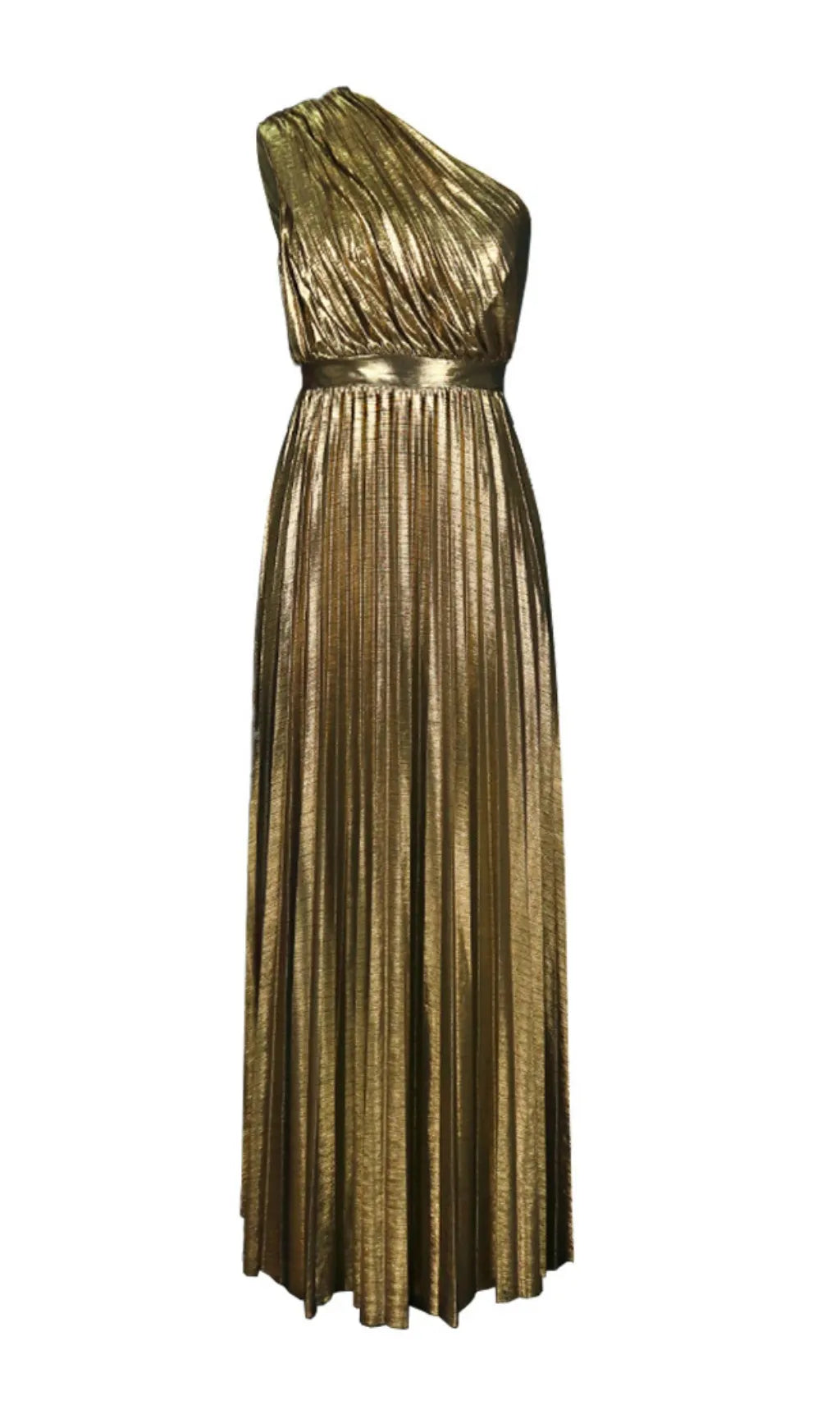 Bahia Gold One Shoulder Maxi Dress Flowering Girl