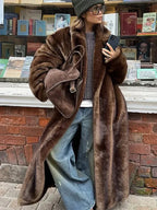 Cheyanne Faux Fur Coat Flowering Girl