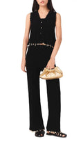 Pishella Jeweled Knit Pants Flowering Girl