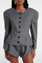 Dalida Cinched Waist Blazer Flowering Girl