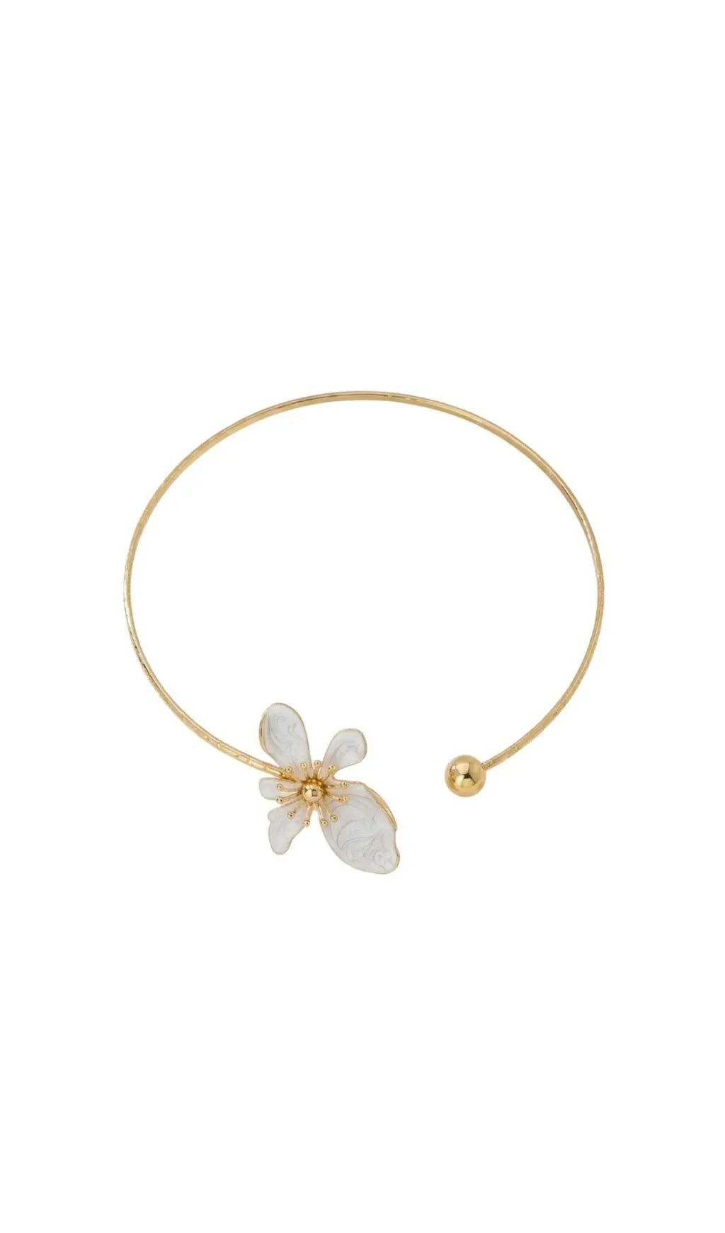 Durin Flower Torque Necklace Flowering Girl