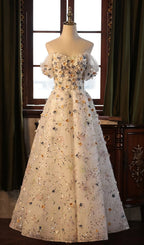 Amayah Flower Embellished Maxi Dress Flowering Girl