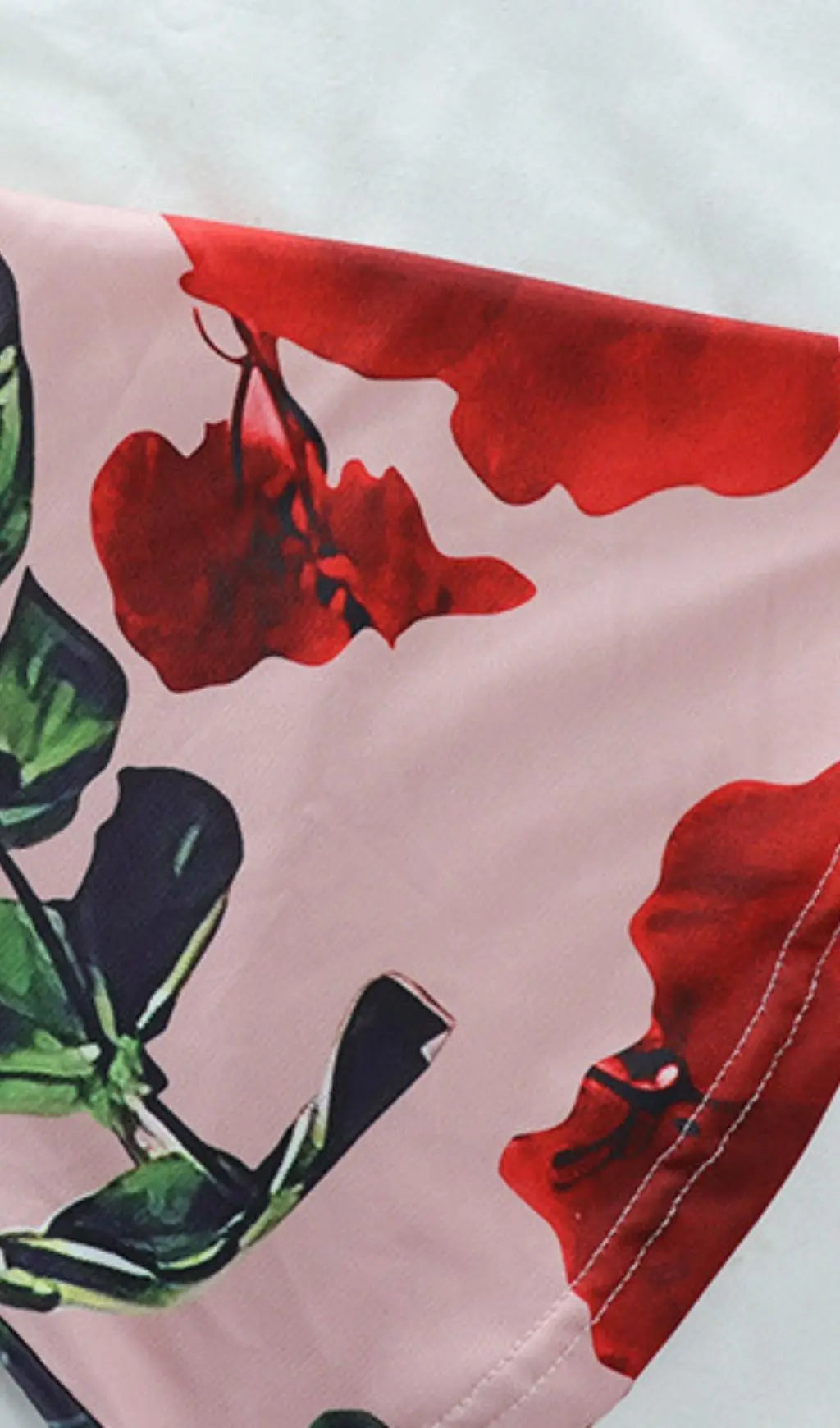 Rose Print Cut Out Draped Mini Dress Flowering Girl