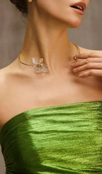 Durin Flower Torque Necklace Flowering Girl