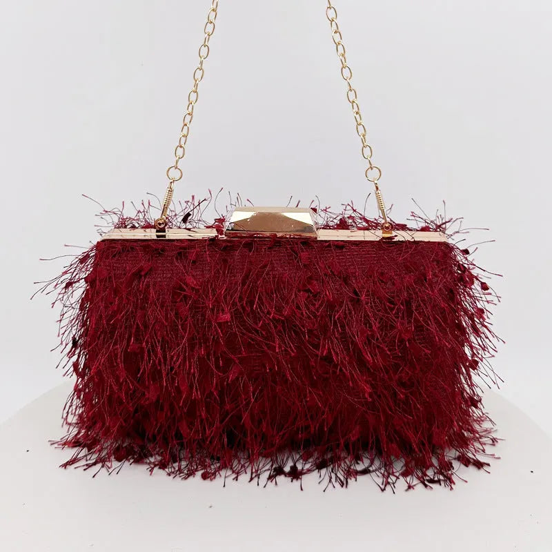 Andromeda Square Tassel Clutch Flowering Girl