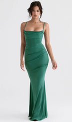 Forest Corset Maxi Dress Flowering Girl