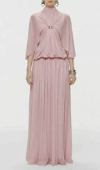Kierra Maxi Dress With Cape Flowering Girl