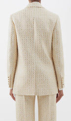 Annie Cotton-Blend Tweed Jacket Suit