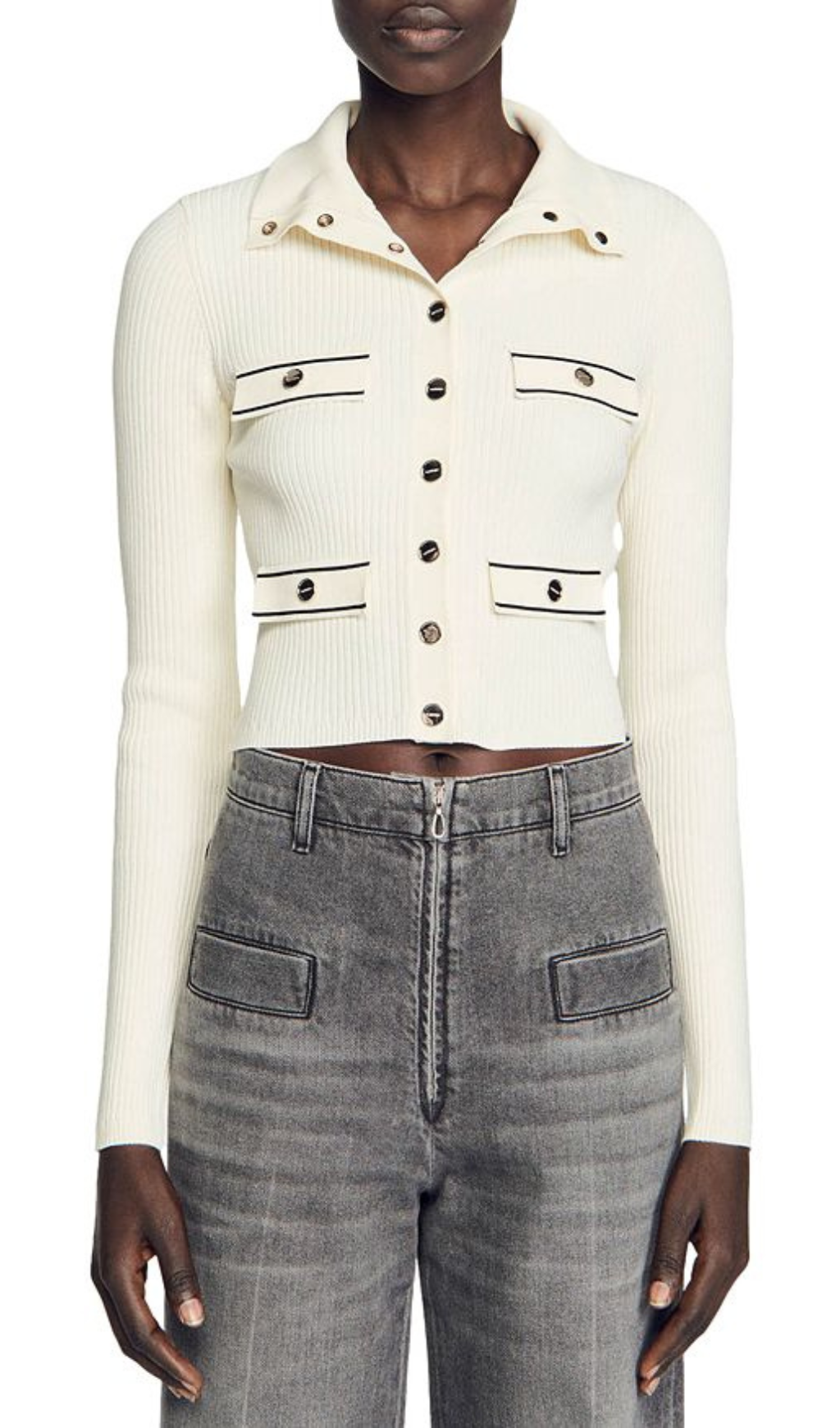 RIBBED CARDIGAN Flowering Girl