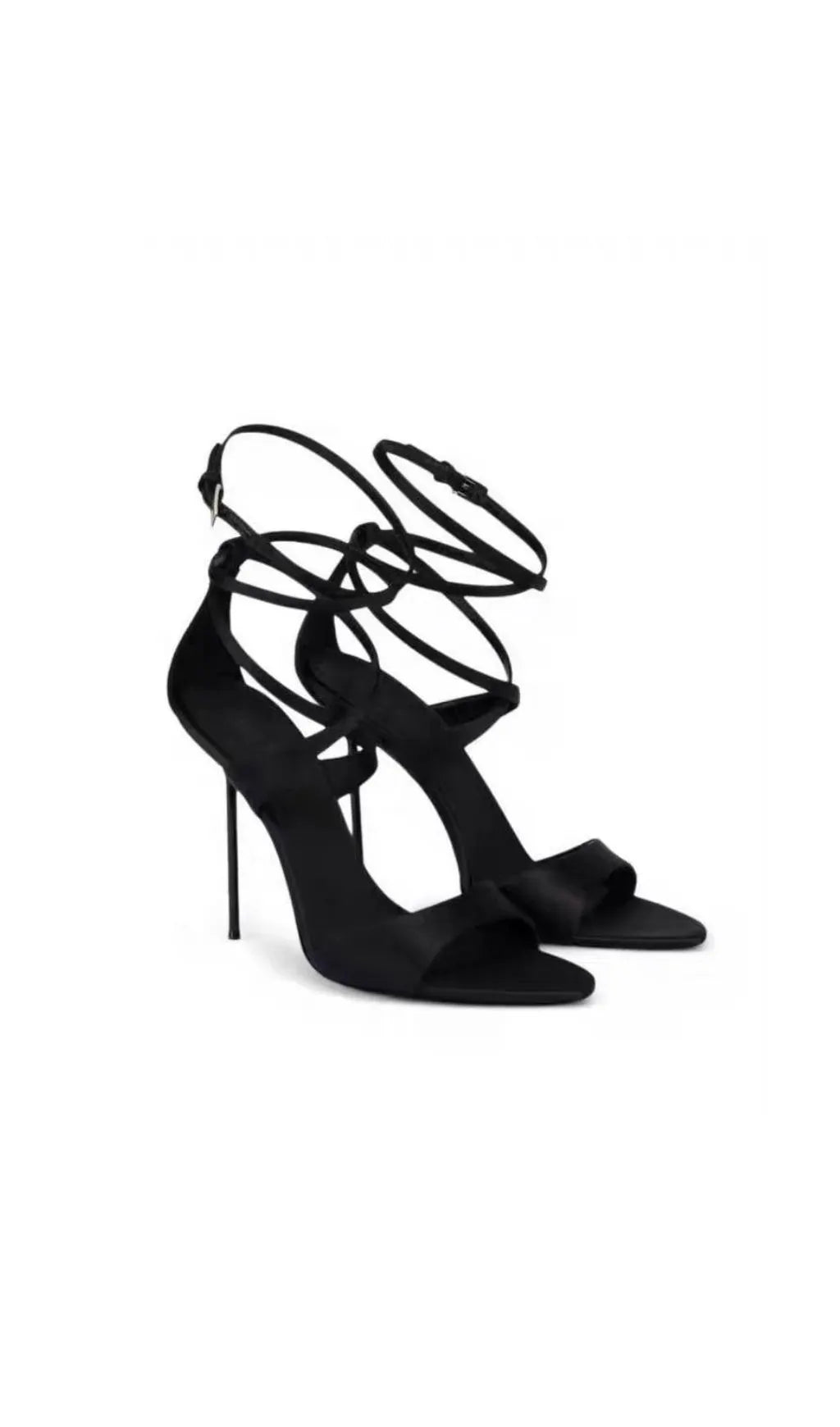 Katana Black Heels Flowering Girl