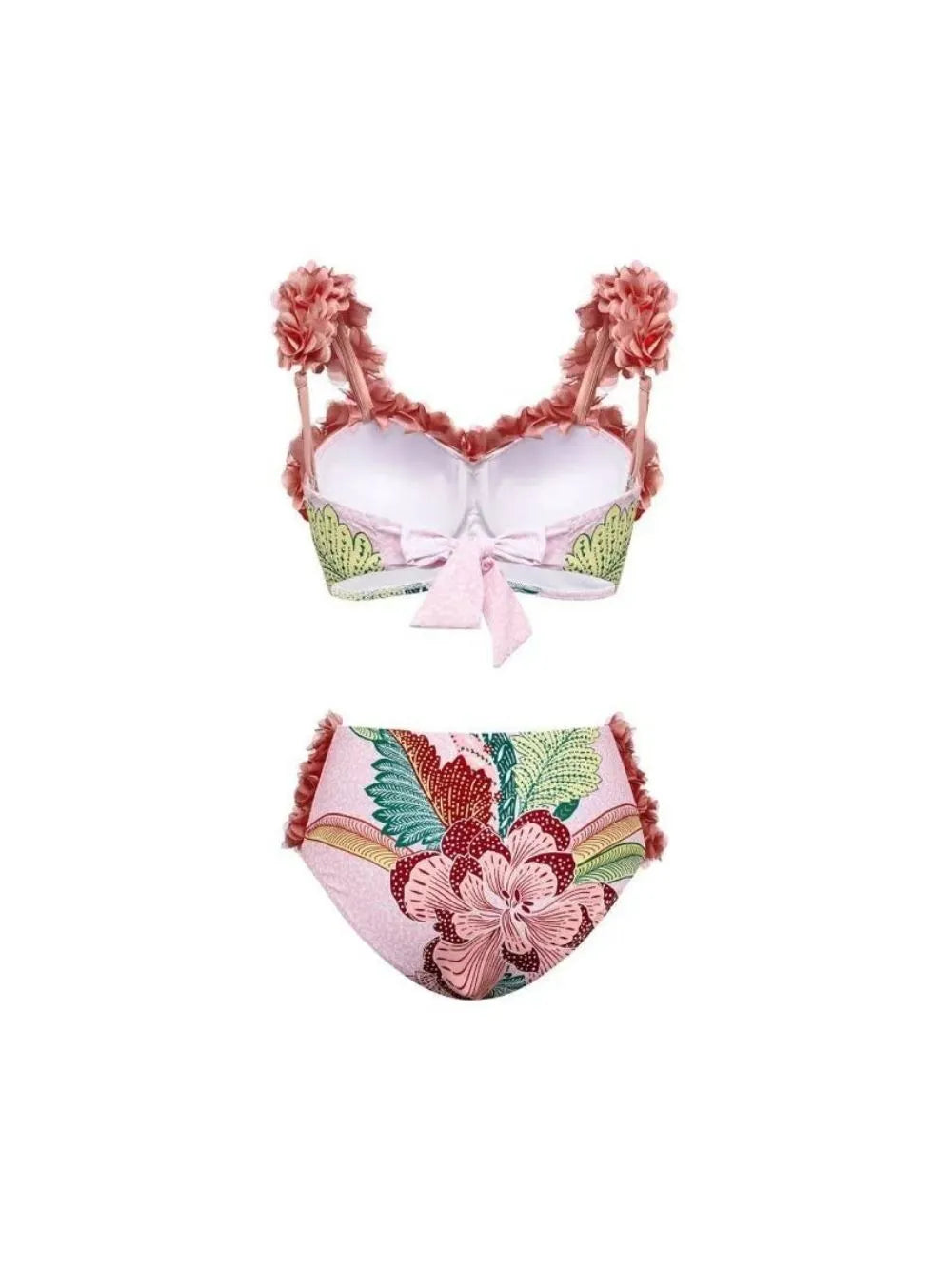 Madonna Printed Three-Piece Swimsuit Flowering Girl