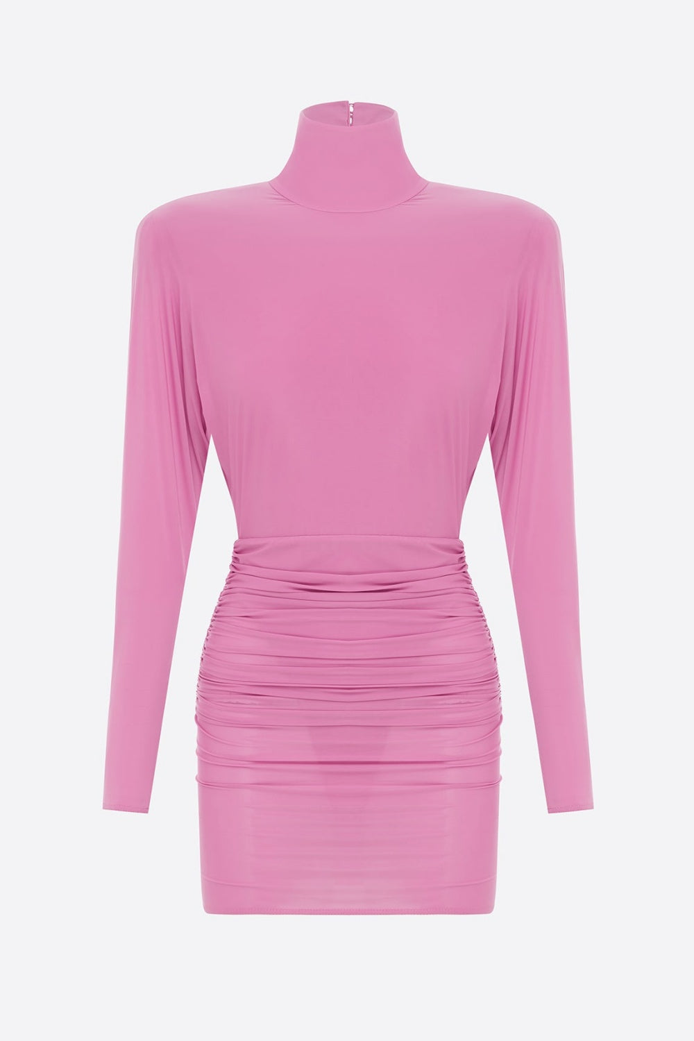 Drape Backless Mini Dress Flowering Girl