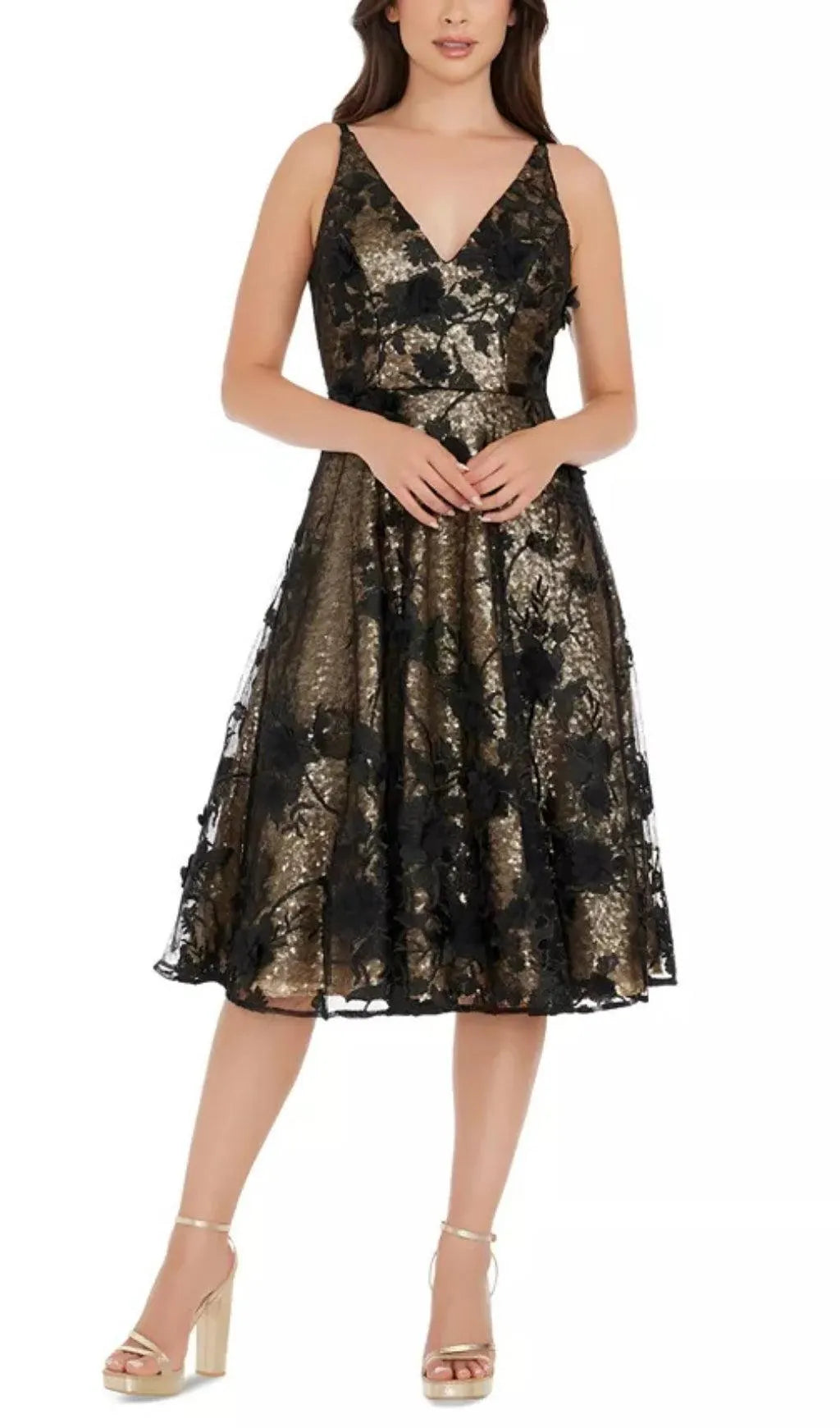 WOMEN'S SEQUIN AND LACE DRESS Flowering Girl