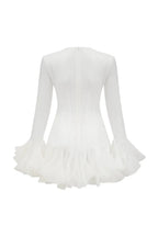Jocelyn Ruffled Mini Dress Flowering Girl