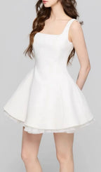 Karlie White Strappy Mini Dress Flowering Girl