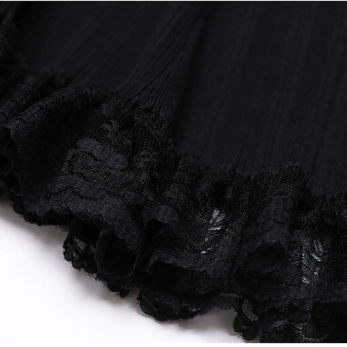 Kinzy Black Sleeveless Lace Midi Dress Flowering Girl