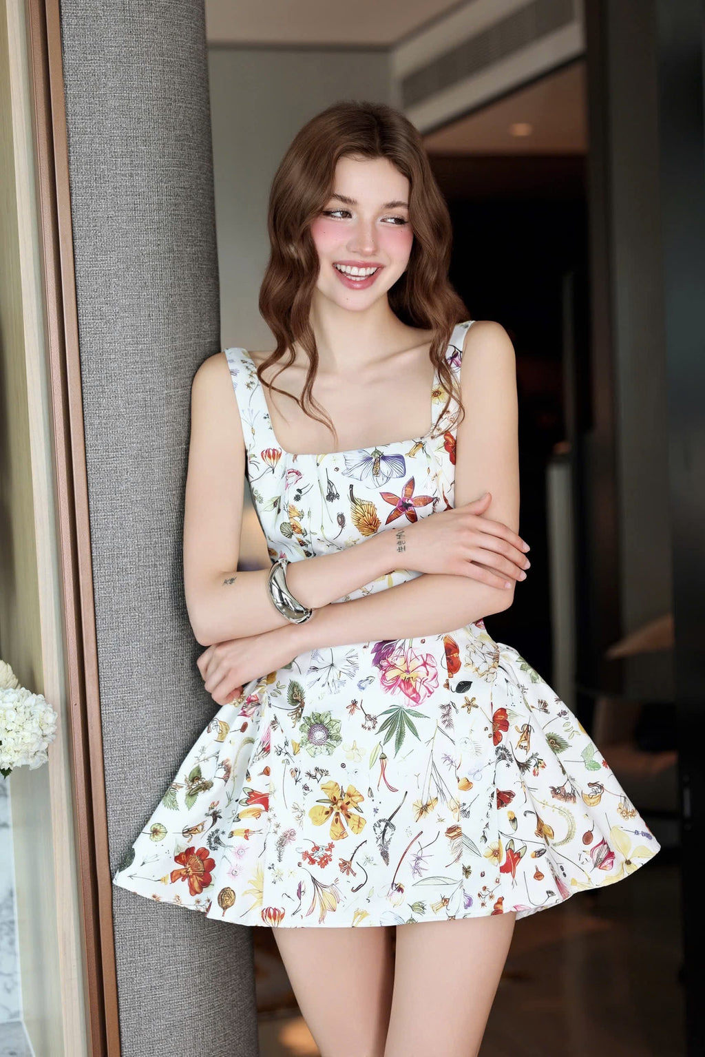 Ella Mini Dress Flowering Girl