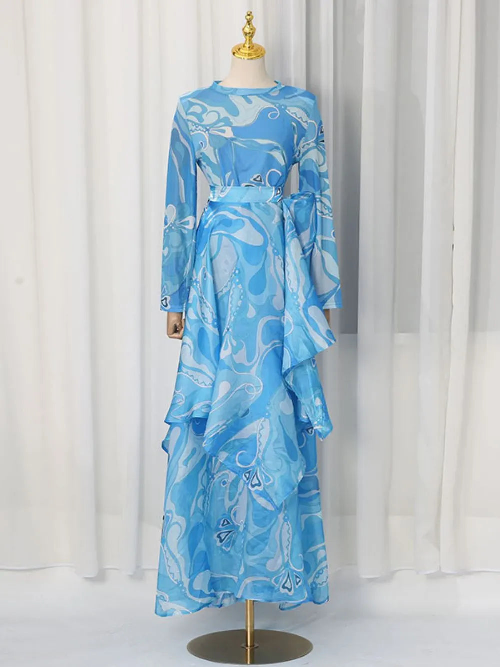 Melodee Printed Two-Piece Set Flowering Girl